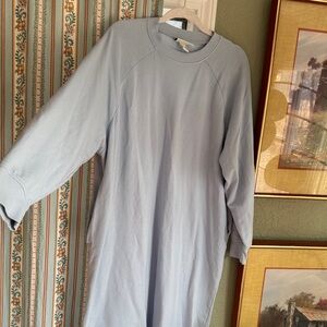 Elegant Blue Midi Dress